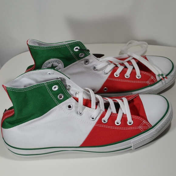 mexican flag converse shoes
